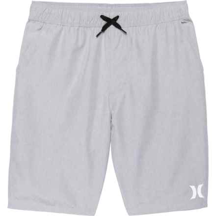 Hurley Big Boys Hybrid Shorts in Wolf Gray