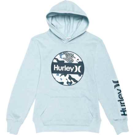 Hurley Big Boys Pullover Hoodie in Crystal Heather