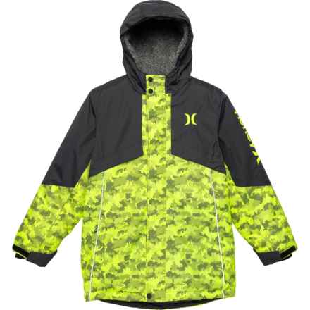 Hurley Big Boys Snowboard Jacket - Insulated in Anthracite