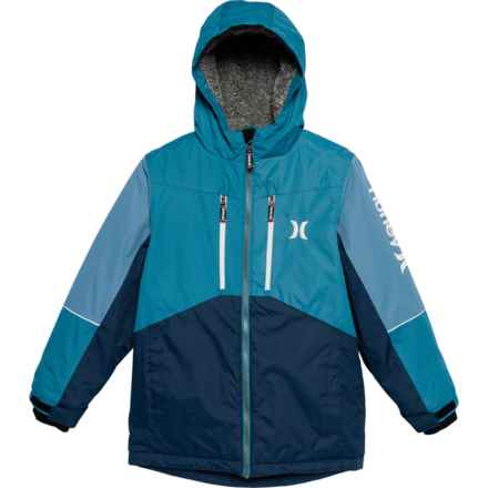 Hurley Big Boys Snowboard Jacket - Insulated in Riftblue