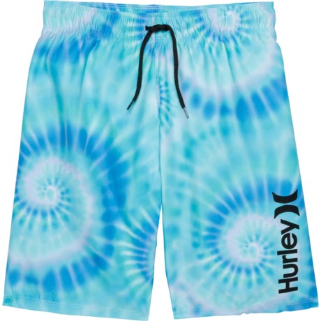 Hurley Big Boys Swim Shorts in Psychic Blue