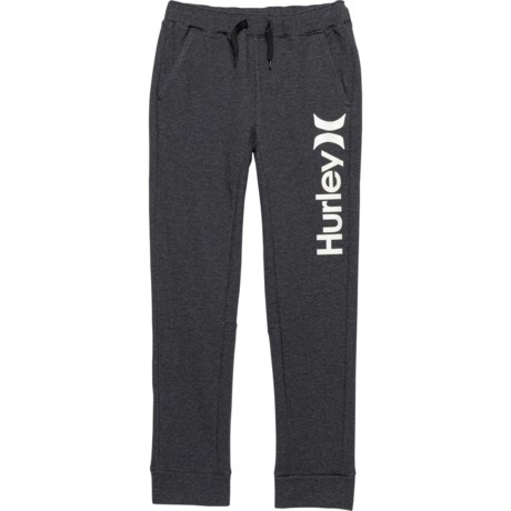 Hurley Big Boys Terry Fashion Joggers in Black Heather