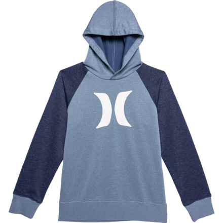 Hurley Big Boys Thermal Hoodie in Delft Heather