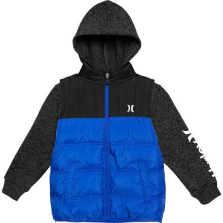 Hurley Big Boys Wind Jacket - Insulated in Hyper Royal