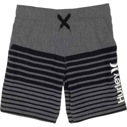 Hurley Big Boys Woven Hybrid Shorts in Black
