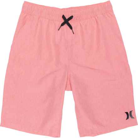 Hurley Big Boys Woven Hybrid Shorts in Faded Coral