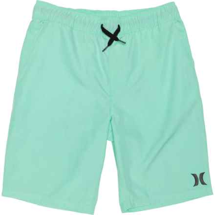 Hurley Big Boys Woven Hybrid Shorts in Green Glow