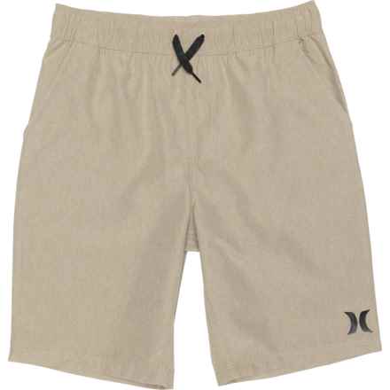 Hurley Big Boys Woven Hybrid Shorts in Khaki