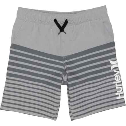Hurley Big Boys Woven Hybrid Shorts in Wolf Gray