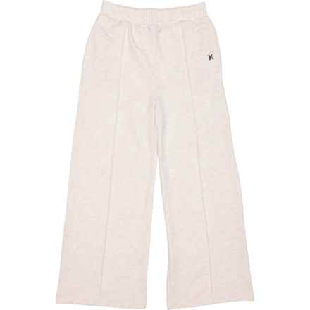 Hurley Big Girls Fleece Pants in Marshmallow Heather