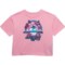 Hurley Big Girls Graphic T-Shirt - Short Sleeve in Pink