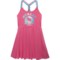 Hurley Big Girls Jersey Dress - Sleeveless in Hyper Pink