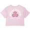 9ARUY_2 Hurley Big Girls Logo Floral Graphic T-Shirt - Short Sleeve