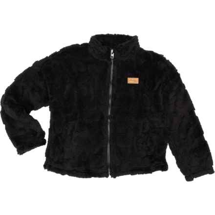 Hurley Big Girls Novelty Textured Full-Zip Jacket in Black