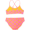 6PXFP_2 Hurley Big Girls Printed Bikini Set