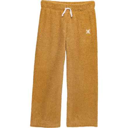 Hurley Big Girls Sherpa Pants in Iced Coffee