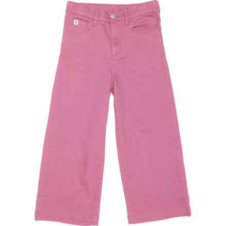 Hurley Big Girls Wide Leg Ankle Jeans - High Rise in Mauve Haze