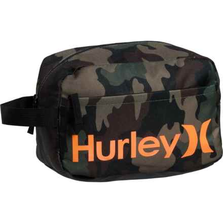 Hurley Block Toiletry Kit - Green Camo in Green Camo