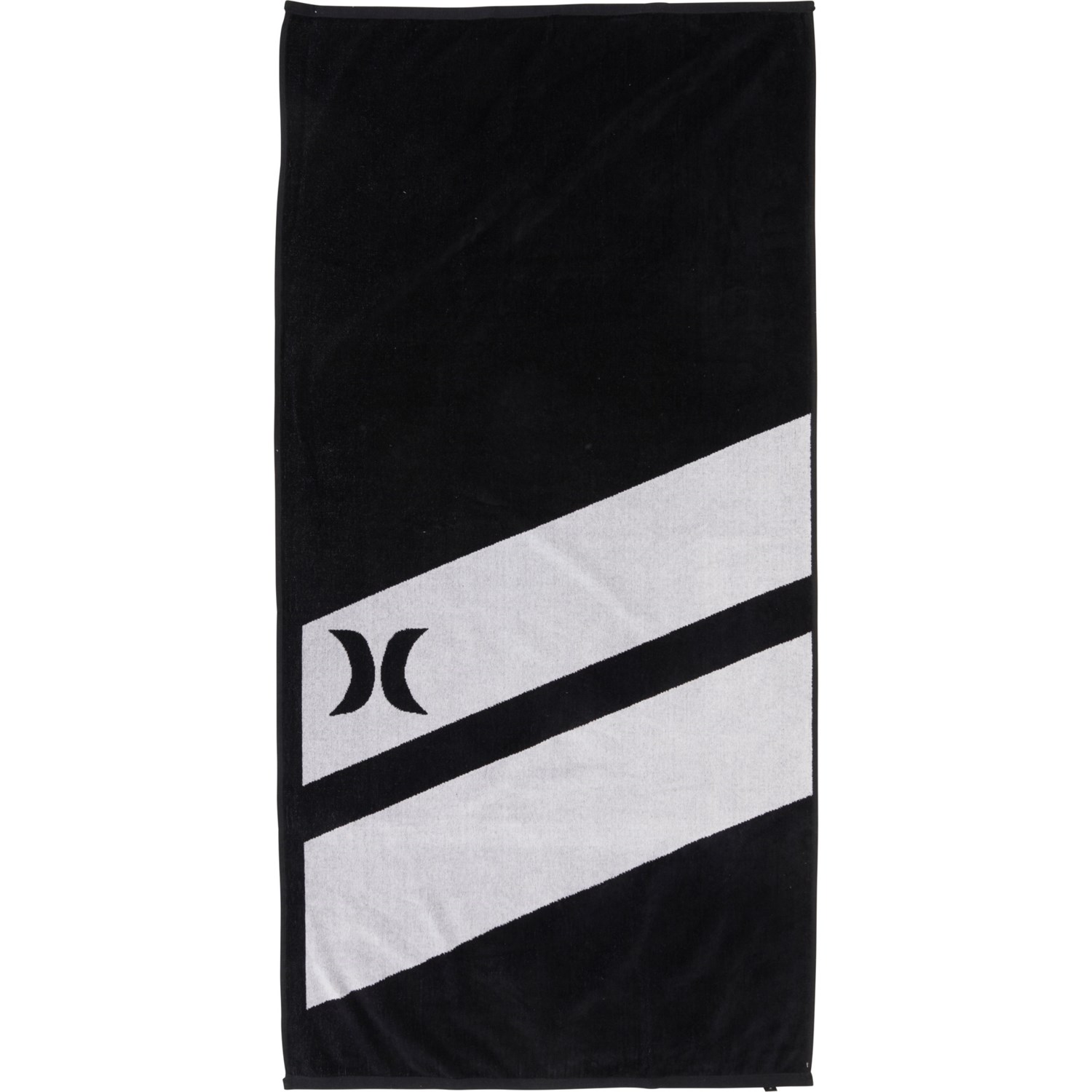 Hurley Bold Striped Jacquard Oversized Beach Towel 420 gsm, 32x64