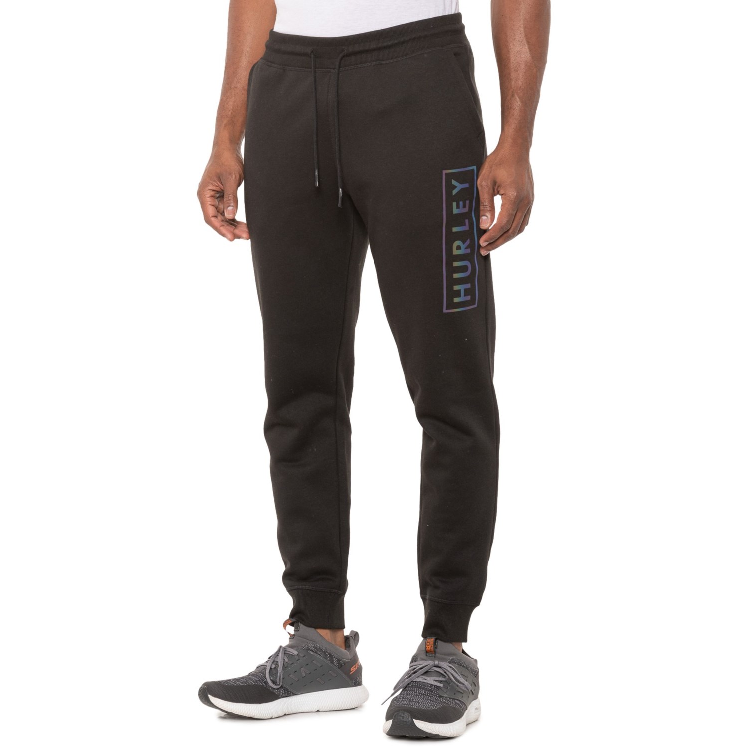 Hurley Boxed Logo Fleece Joggers (For Men) - Save 40%