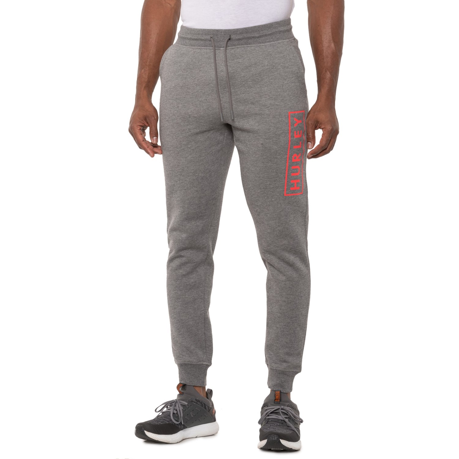 Hurley Boxed Logo Fleece Joggers (For Men) - Save 40%