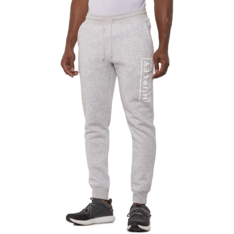 Hurley Boxed Logo Fleece Joggers (For Men) - Save 40%