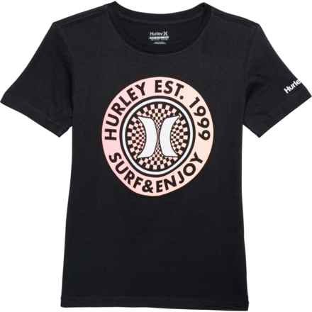 Hurley Boys Graphic Logo T-Shirt - Short Sleeve in Black