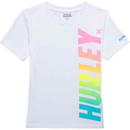 Hurley Boys Side Logo T-Shirt - Short Sleeve in White