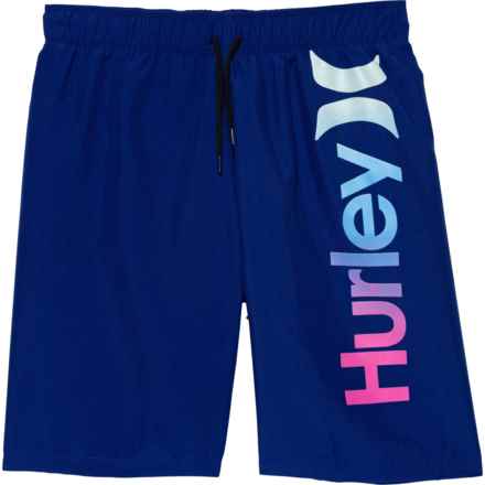 Hurley Boys Solid Boardshorts in Deep Royal Blue