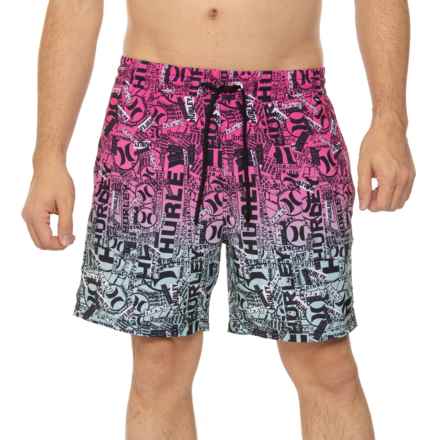 Hurley Cannonball Volley Swim Shorts in Black