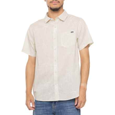 Hurley Caryota Woven Shirt - Short Sleeve in Bone