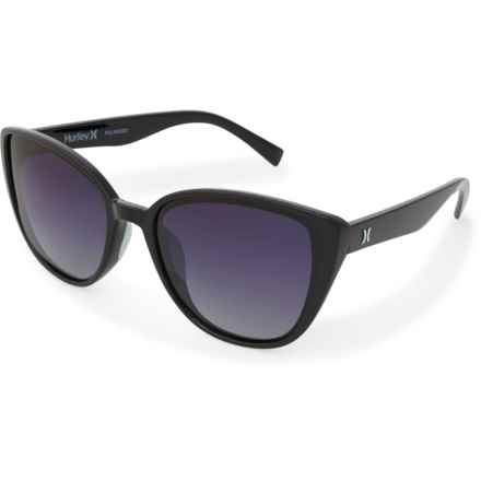 Hurley Cat Eye Sunglasses - Polarized in Black