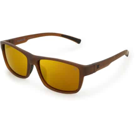 Hurley Clean Beveled Rectangle Sunglasses - Polarized Mirror Lenses