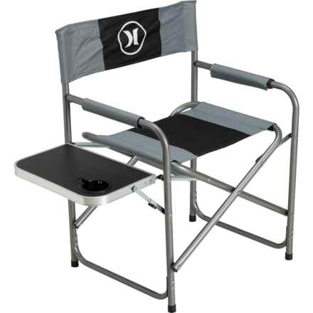 Hurley Director Chair with Side Table in Blackout