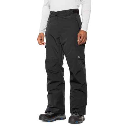Hurley Donner Cargo Pocket Snowboard Pants - Insulated in Black