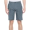 Hurley Essential Heather Hybrid Walking Shorts in Grey Teal