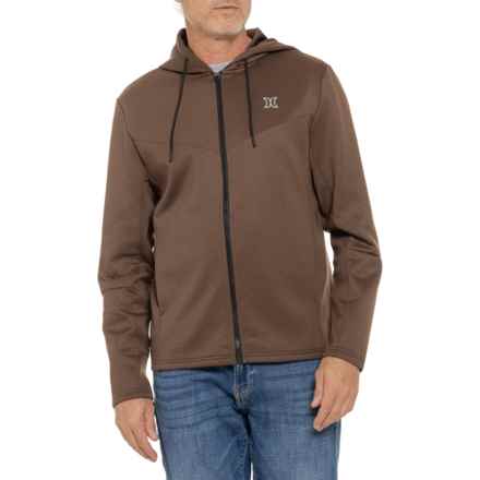 HURLEY EXIST Block Logo Extreme Hoodie in Espresso