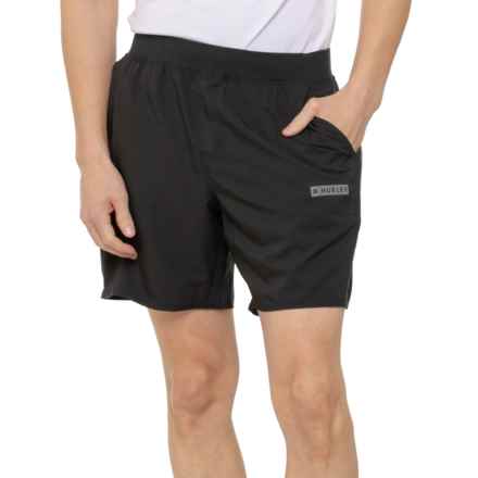 HURLEY EXIST Bootcamp Block Logo Training Shorts in Black
