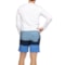 102V1_2 HURLEY EXIST Color-Blocked Sun Shirt and Swim Shorts Set - UPF 50+, Long Sleeve