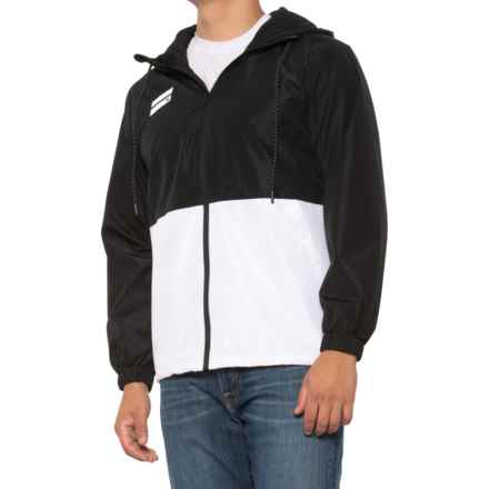 Hurley Exist Full-Zip Windbreaker Jacket in Black