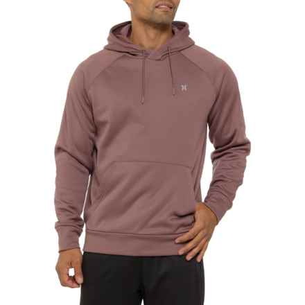 HURLEY EXIST Icon Logo Hoodie in Brown/Red