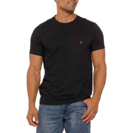 HURLEY EXIST Pique Pocket T-Shirt - Short Sleeve in Black