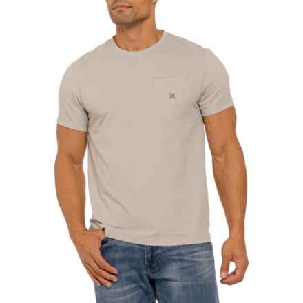 HURLEY EXIST Pique Pocket T-Shirt - Short Sleeve in Sandstorm