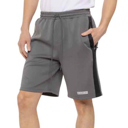 HURLEY EXIST Scuba Block Logo Shorts in Ion Grey