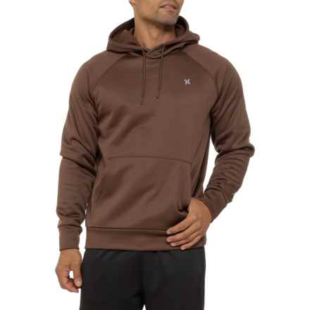 HURLEY EXIST Slash Logo Hoodie in Espresso