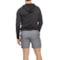 102U9_2 HURLEY EXIST Static Hooded Sun Shirt and Swim Shorts Set - UPF 50+, Long Sleeve