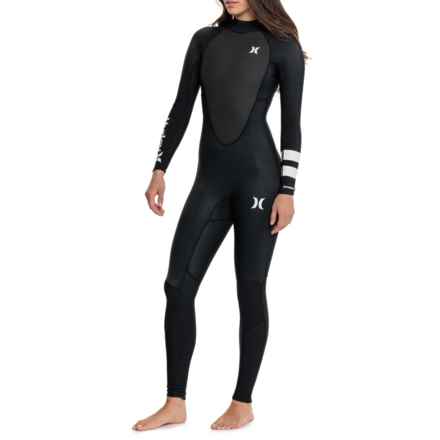 Hurley Fusion 302 Wetsuit - UPF 50, 3, 2 mm, Back Zip, Long Sleeve in Black
