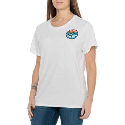 Hurley Graphic T-Shirt - Short Sleeve in Cream