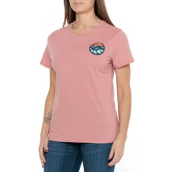 Hurley Graphic T-Shirt - Short Sleeve in Mauve