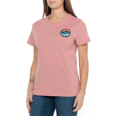 Hurley Graphic T-Shirt - Short Sleeve in Mauve